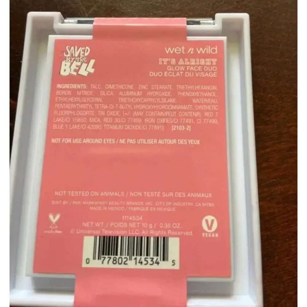 NIB Wet n Wild SAVED BY THE BELL Limited Edition IT'S ALRIGHT Blush
